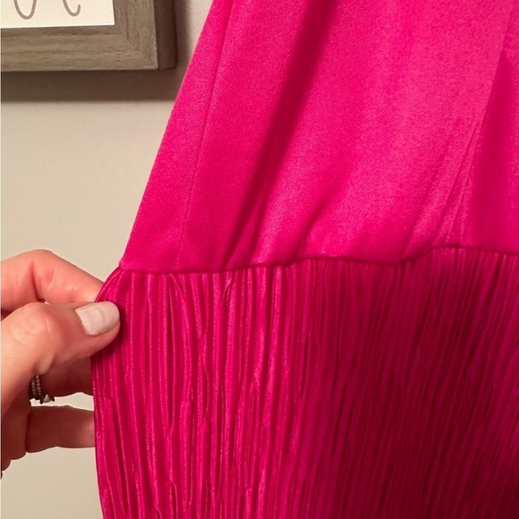 Vintage After Dark Pink Slip Dress and Jacket - Picture 3 of 16